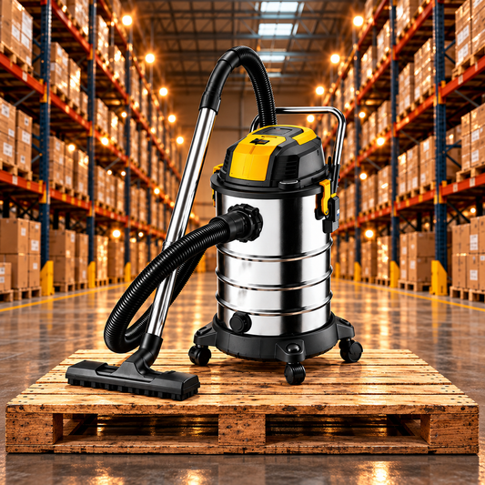 Aspirateur eau et poussière pro 30 litres en inox