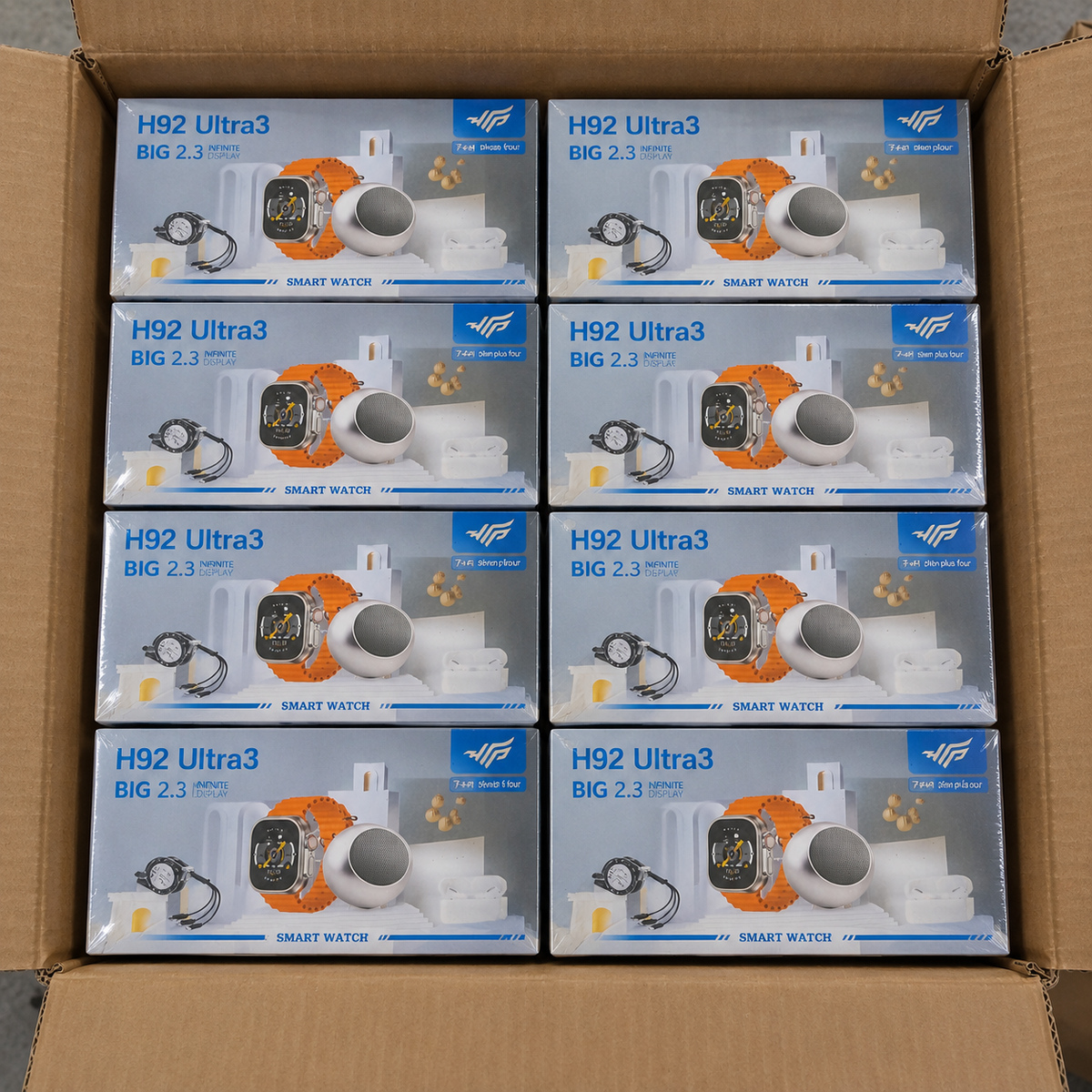 Carton de 10 x coffrets complet montres et enceintes bluetooth