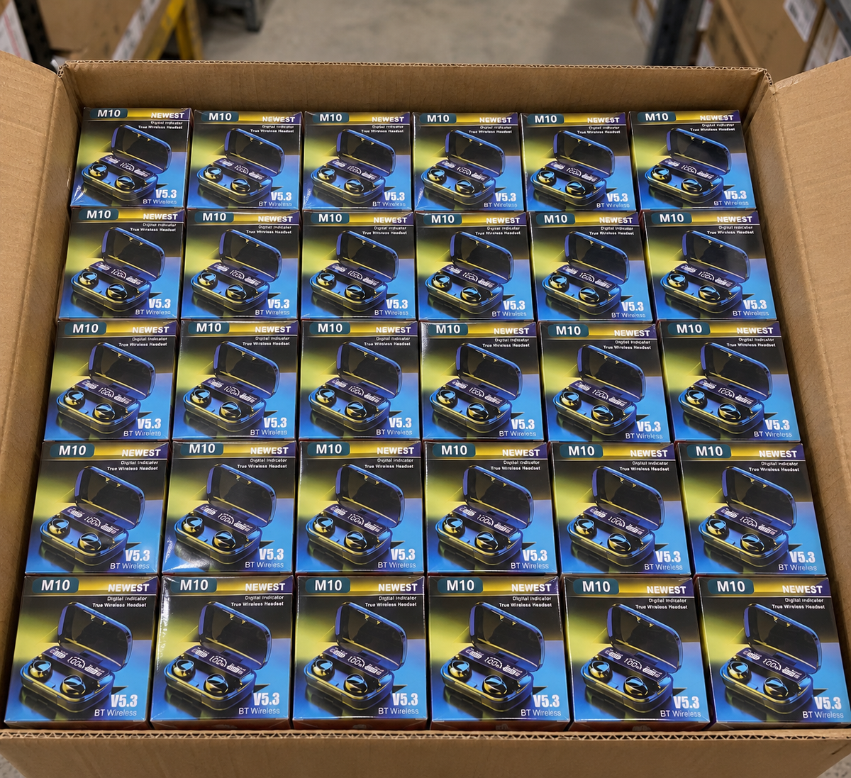 Carton 20 x écouteurs Bluetooth sans fil neufs