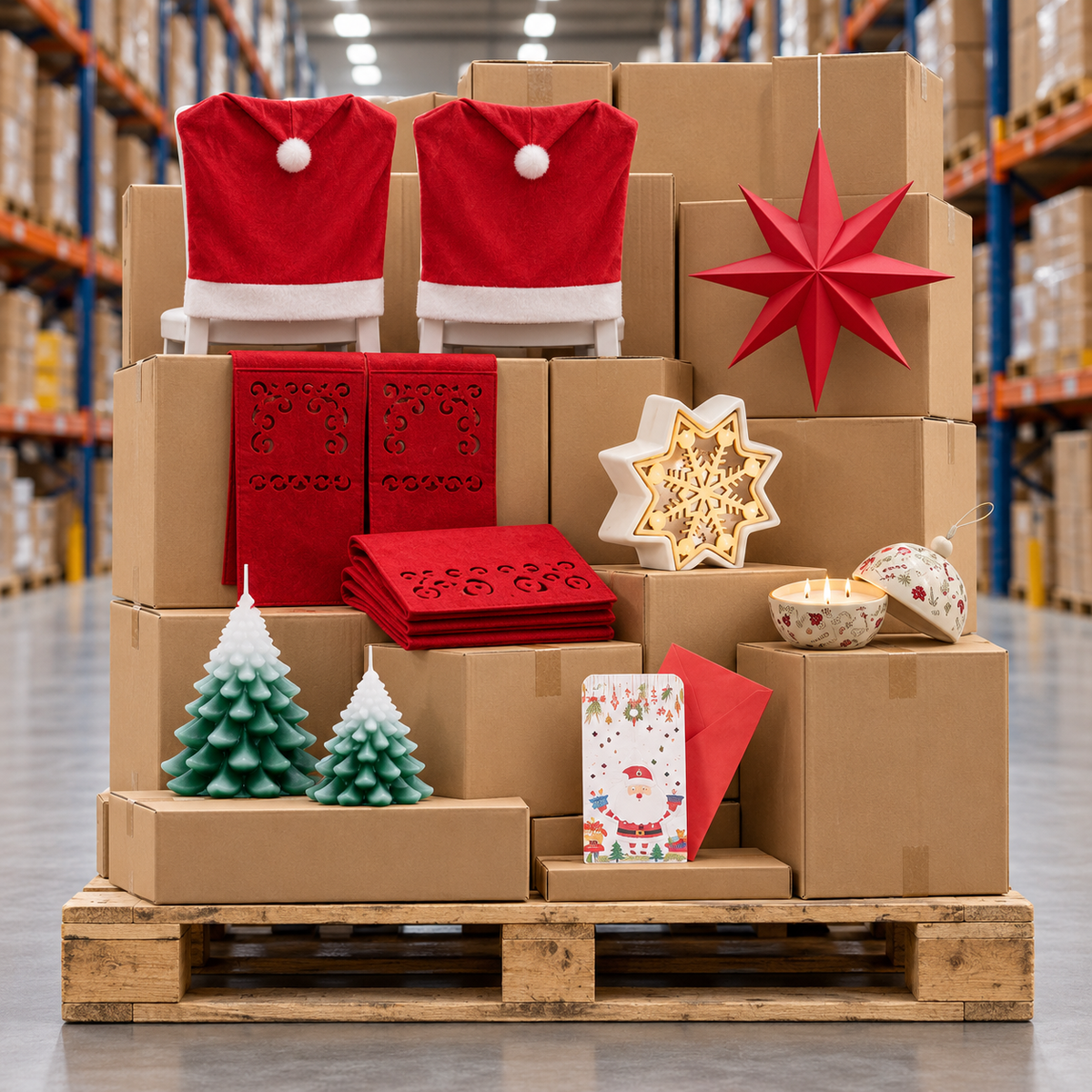 Palette #12 thème Noel et déco 900 pièces livraison incluse