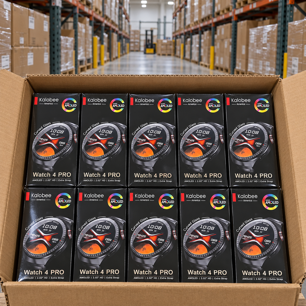 Carton de 10 x montres connectées haut de gamme