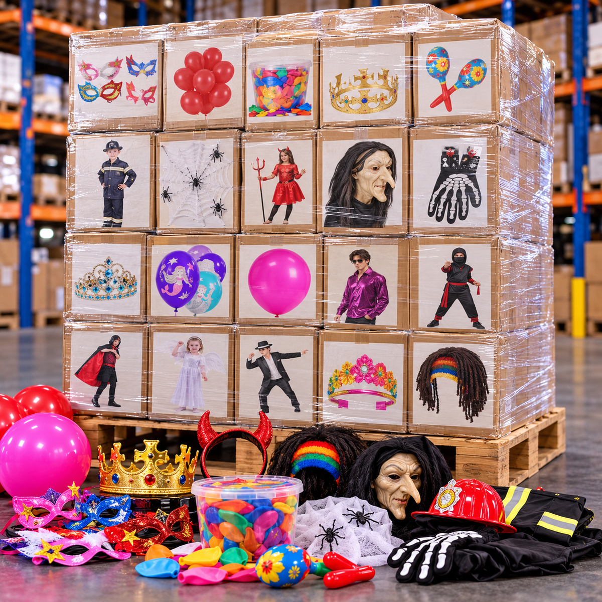 Palette #1 déguisements enfants et fêtes TATI 750 pièces Livraison incluse