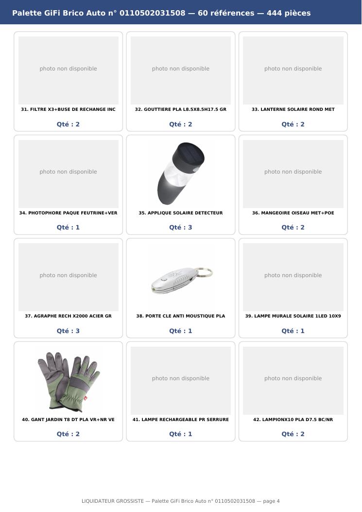 Palette #14 brico et auto 440 pièces livraison incluse